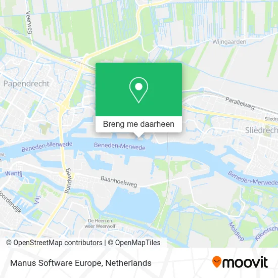 Manus Software Europe kaart