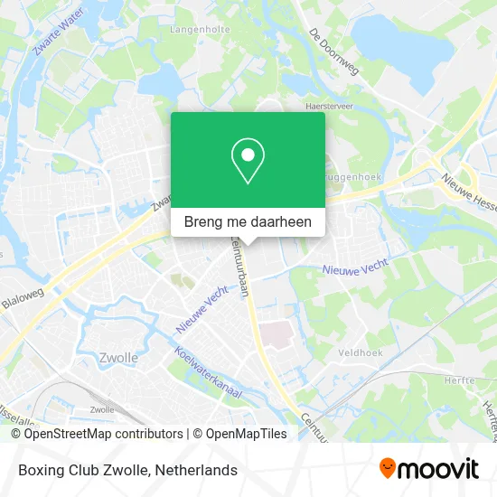 Boxing Club Zwolle kaart