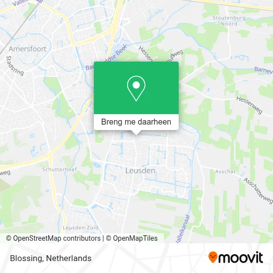 Blossing kaart