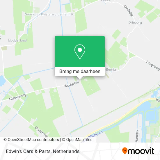 Edwin's Cars & Parts kaart