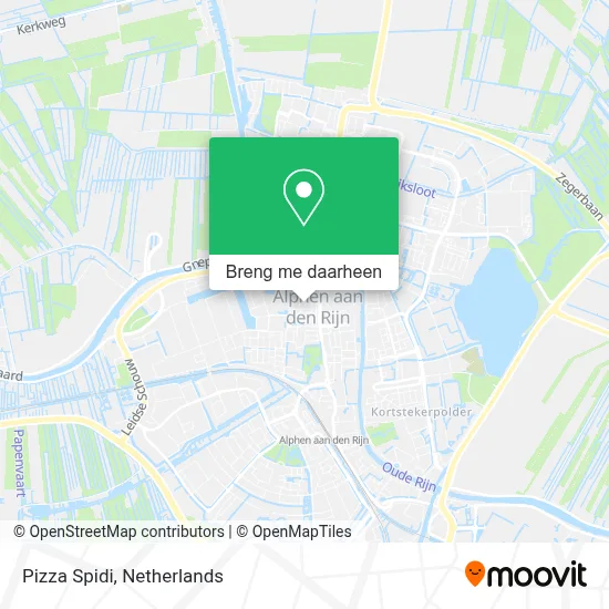 Pizza Spidi kaart