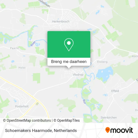 Schoemakers Haarmode kaart