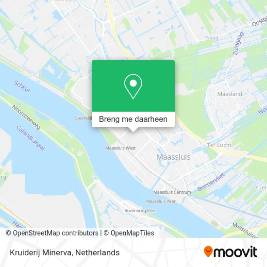 Kruiderij Minerva kaart