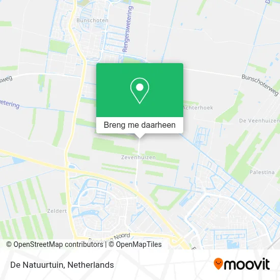 De Natuurtuin kaart
