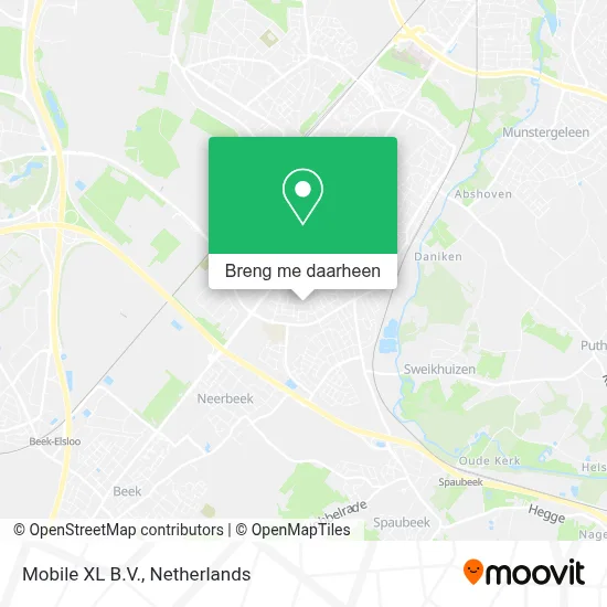 Mobile XL B.V. kaart