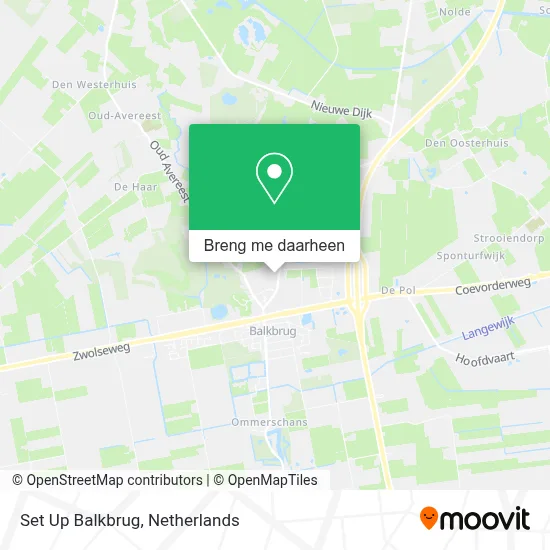 Set Up Balkbrug kaart