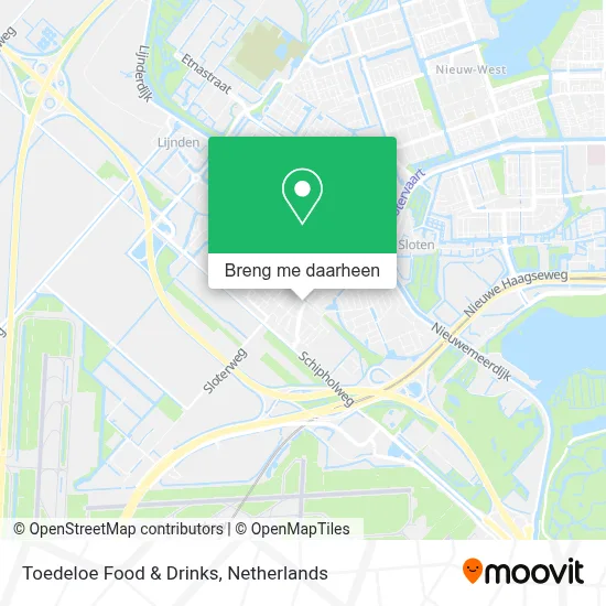 Toedeloe Food & Drinks kaart
