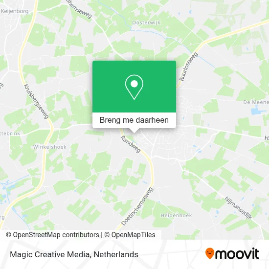 Magic Creative Media kaart