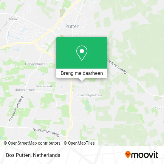 Bos Putten kaart