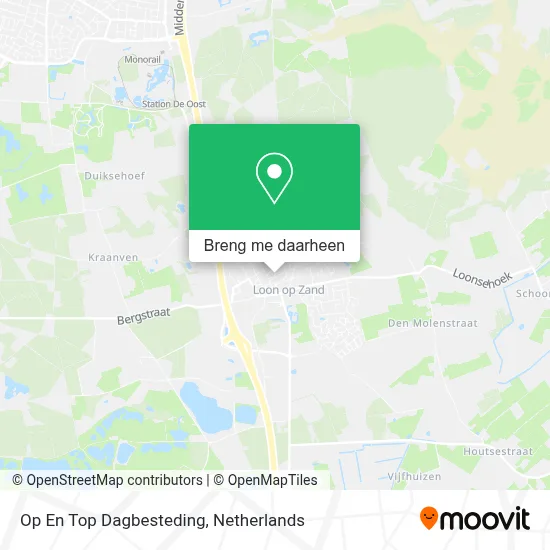 Op En Top Dagbesteding kaart