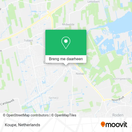 Koupe kaart