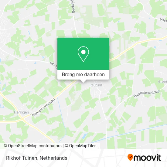 Rikhof Tuinen kaart