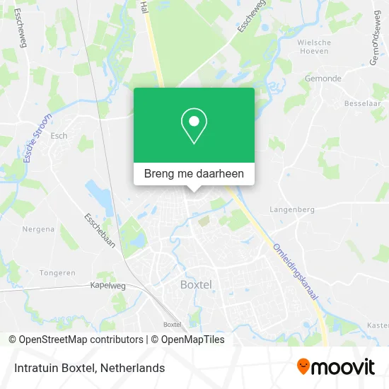 Intratuin Boxtel kaart