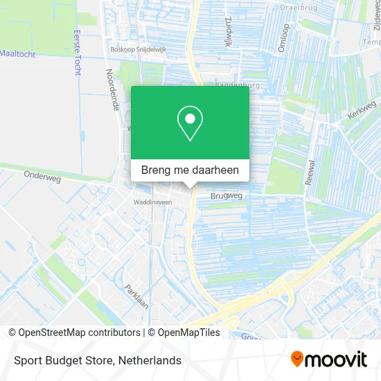 Sport Budget Store kaart
