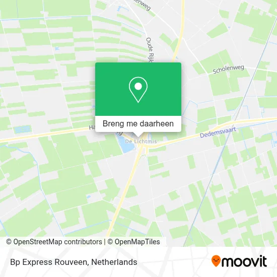 Bp Express Rouveen kaart
