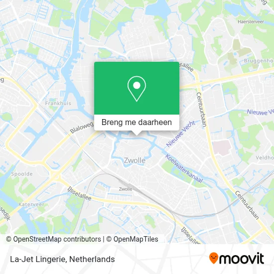 La-Jet Lingerie kaart