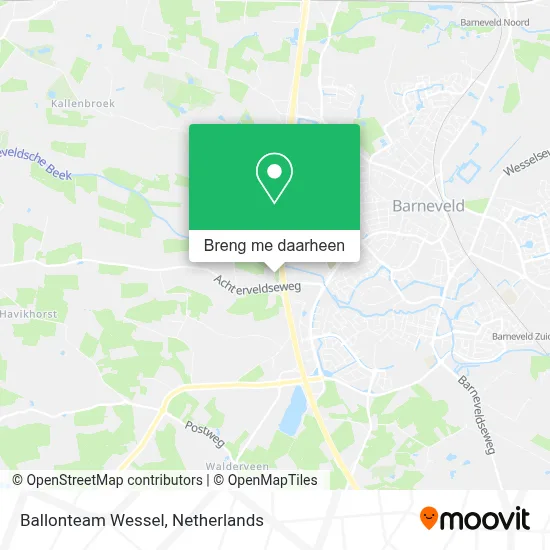 Ballonteam Wessel kaart