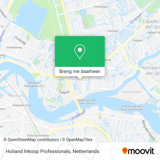 Holland Inkoop Professionals kaart