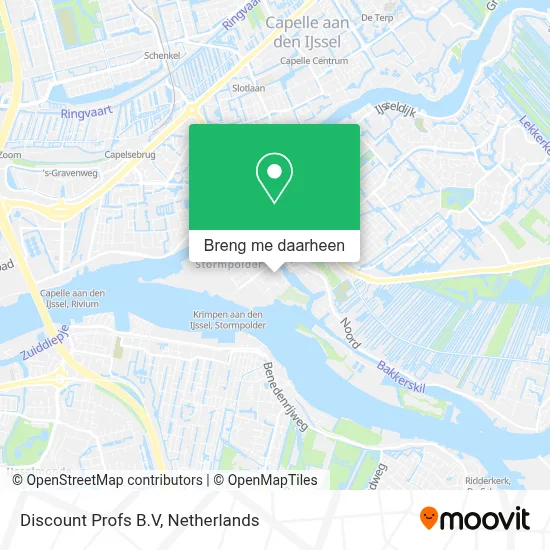 Discount Profs B.V kaart