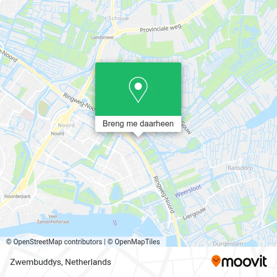 Zwembuddys kaart
