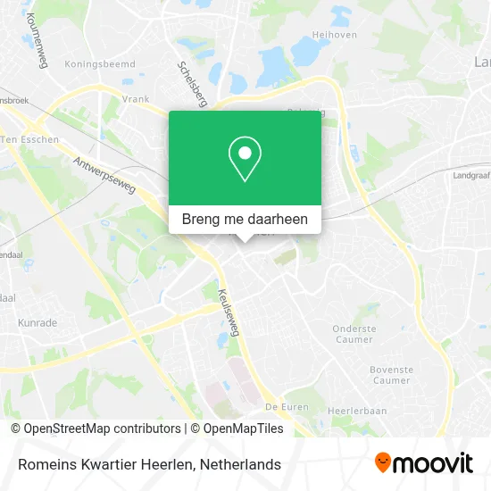Romeins Kwartier Heerlen kaart
