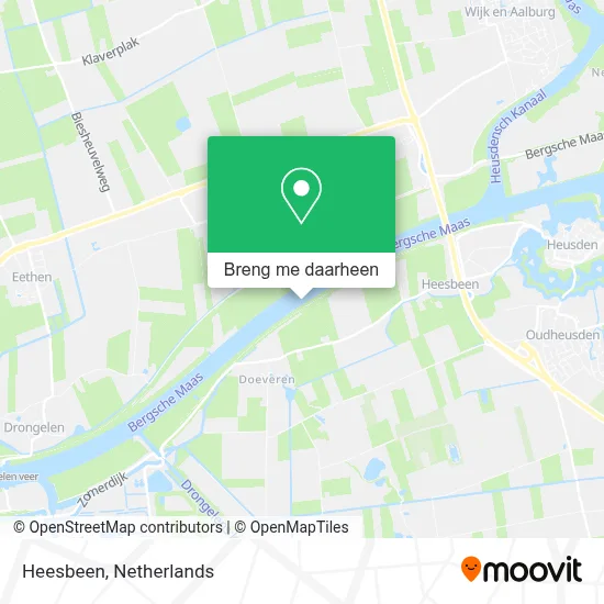 Heesbeen kaart