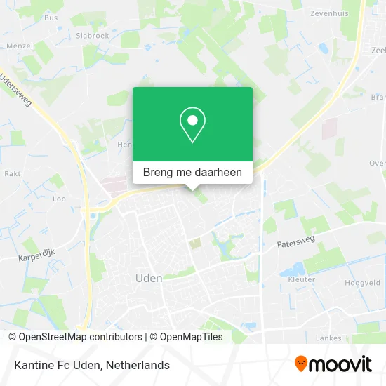 Kantine Fc Uden kaart