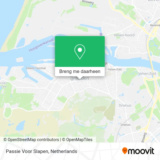 Passie Voor Slapen kaart
