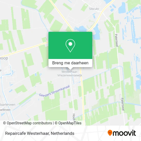 Repaircafe Westerhaar kaart