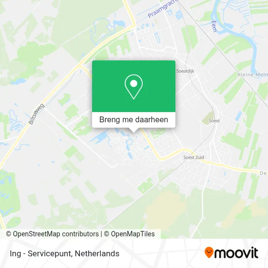Ing - Servicepunt kaart