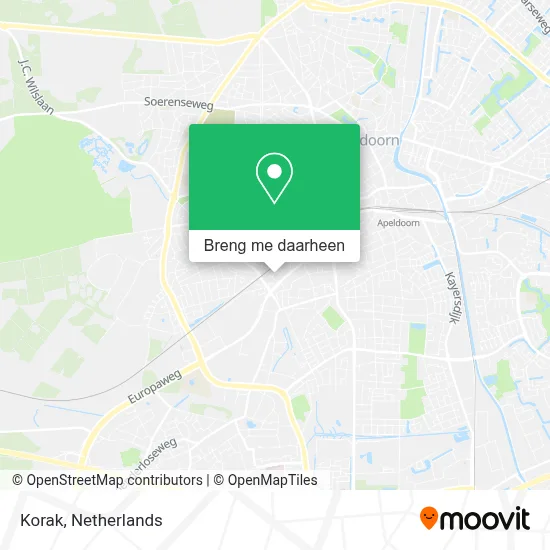 Korak kaart