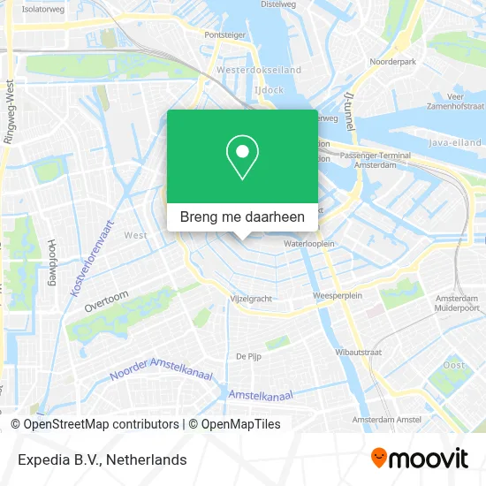 Expedia B.V. kaart