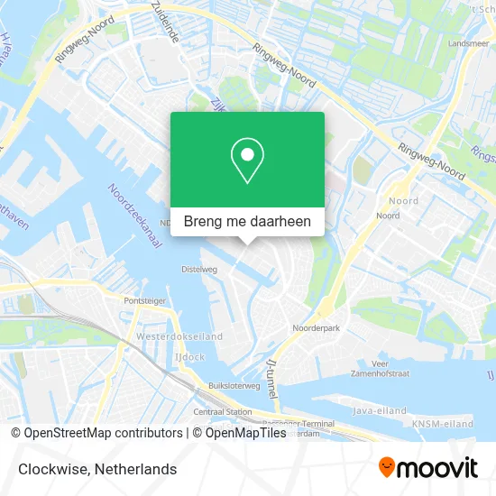 Clockwise kaart
