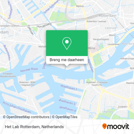 Het Lab Rotterdam kaart