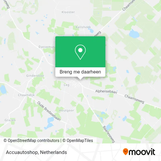 Accuautoshop kaart