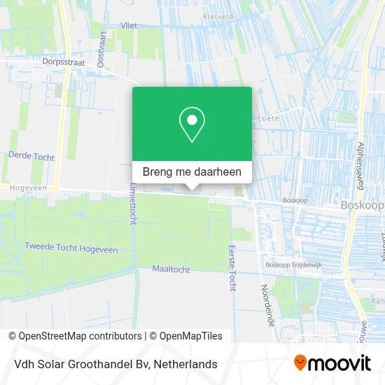 Vdh Solar Groothandel Bv kaart