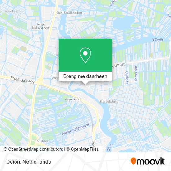 Odion kaart