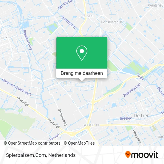 Spierbalsem.Com kaart