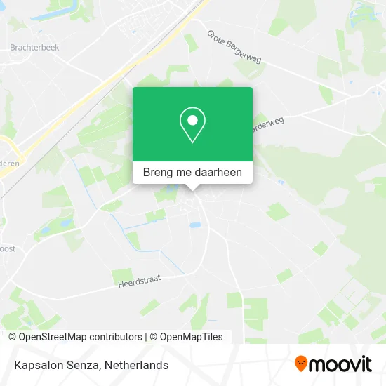 Kapsalon Senza kaart