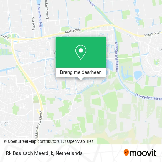 Rk Basissch Meerdijk kaart