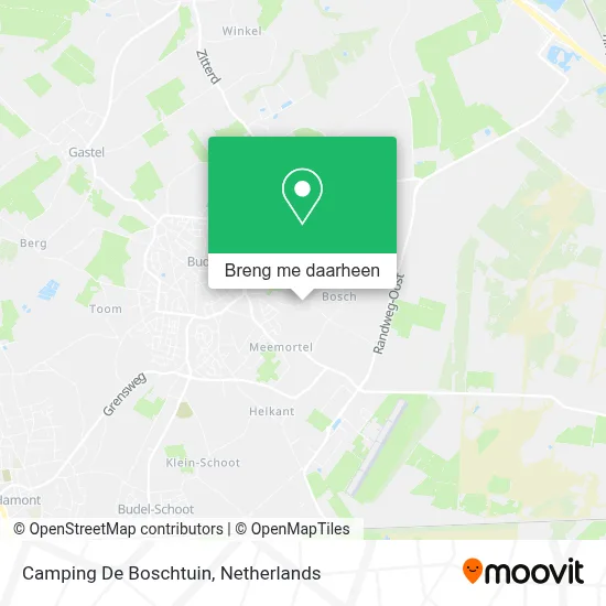 Camping De Boschtuin kaart