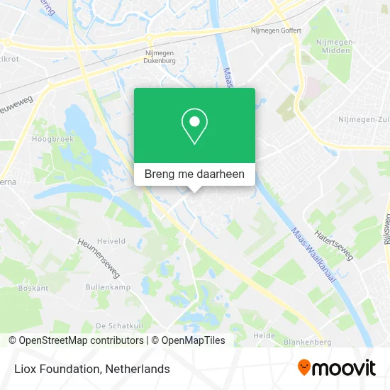 Liox Foundation kaart