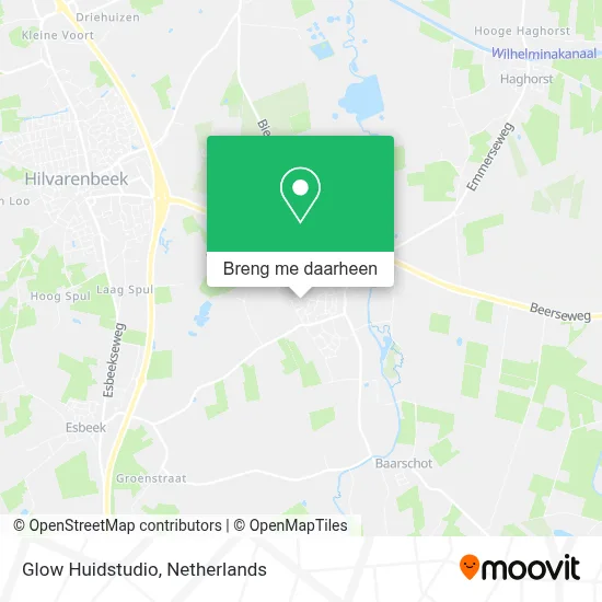 Glow Huidstudio kaart