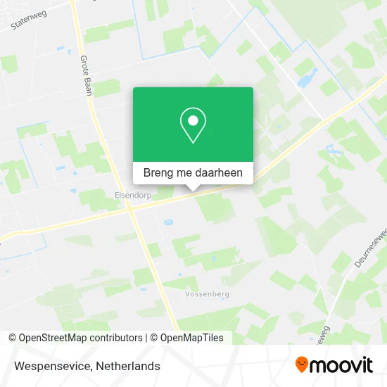 Wespensevice kaart