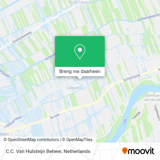 C.C. Van Hulsteijn Beheer kaart