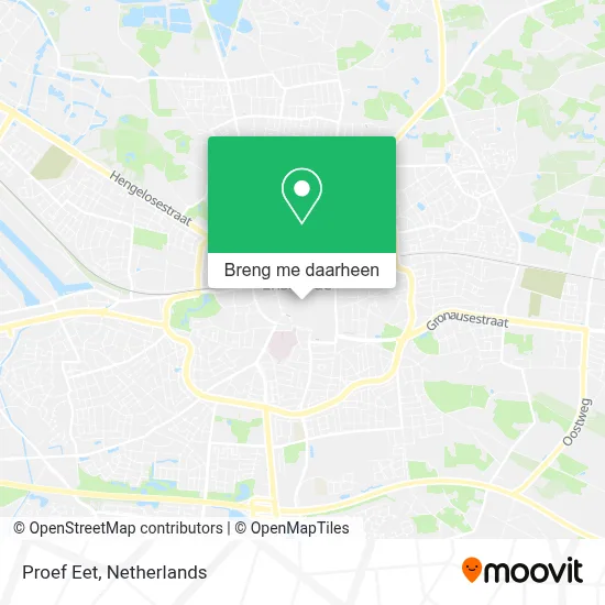 Proef Eet kaart