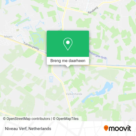 Niveau Verf kaart