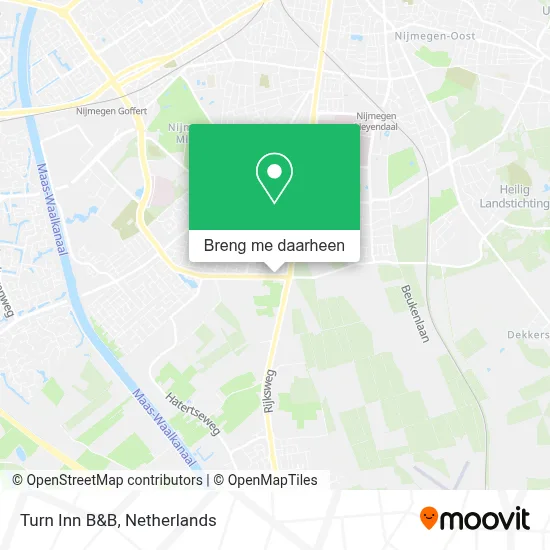Turn Inn B&B kaart