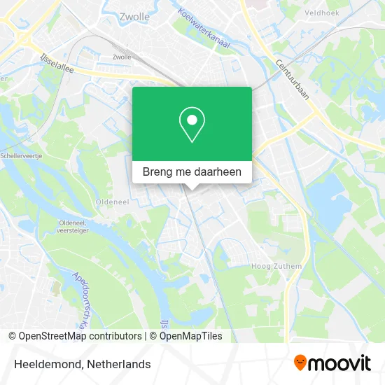 Heeldemond kaart