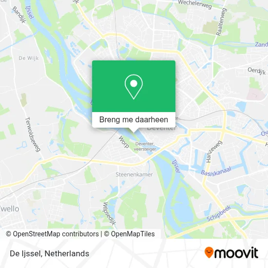 De Ijssel kaart